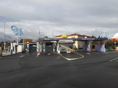 Eléphant Bleu, Station de Lavage à Massieux