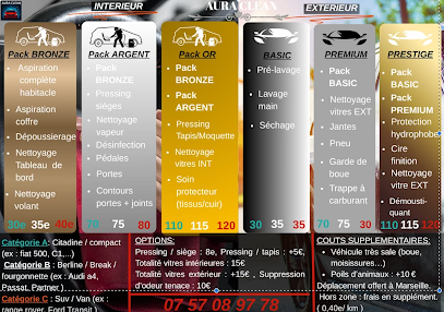 Auraclean – Lavage Auto À Domicile, Station De Lavage Auto à Marseille 06